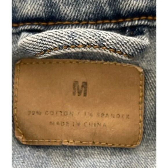 Selena Quintanilla Denim Jacket Size Medium M Pockets Embroidered Name - Picture 13 of 15